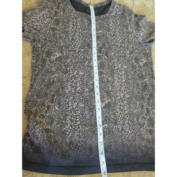 AllSaints Women's Snake Print Top - Size Small - Made in Portugal - Picture 3 of 6